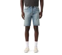 Bermudas LEVI'S "501 ORIGINAL SHORTS", Herren, Gr. 31, N-Gr, blau (on the way shorts), Denim/Jeans, Obermaterial: 99% Baumwolle, 1% Elasthan, unifarben, normal kniefrei, Hosen Bermudas, Jeans-Bermudas