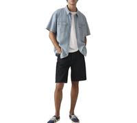 Jeansshorts LEVI'S "468 LOOSE SHORTS", Damen, Gr. 30, N-Gr, rinse master shorts, Denim/Jeans, Obermaterial: 100% Baumwolle, loose fit, Jeans Jeansshorts, Sommerhose (22058255-30) rinse master shorts