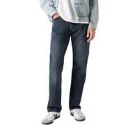 Levi's® Straight Leg Jeans im 5-Pocket-Design Modell "501 BLUE BLACK STRETCH" in Dunkelblau, Größe 34/34