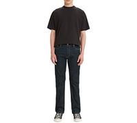 5-Pocket-Jeans LEVI'S "513 SLIM STRAIGHT", Herren, Gr. 32, Länge 30, schwarz indigo flat, Denim/Jeans, Obermaterial: 99% Baumwolle, 1% Elasthan, Jeans 5-Pocket-Jeans (36235834-32) schwarz indigo flat