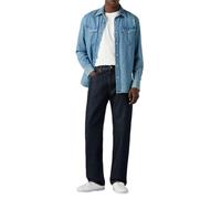 5-Pocket-Jeans LEVI'S "555 RELAXED STRAIGHT", Herren, Gr. 31, Länge 30, blau (welcome to the game), Denim/Jeans, Obermaterial: 100% Baumwolle, relaxed fit, Jeans 5-Pocket-Jeans (49173312-31)