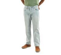 Levi's Herren 555 Relaxed Straight Jeanshose aus Baumwolle, Mid Rise, Blau (Baby Blue Essentials), W33/L32