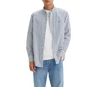 Levi's Herren Authentic Button Down Dean Stripe Estate Blue XS