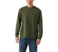 Levi's Herren Authentic Langarm-T-Shirt mit Grafik Garment Dye Duffel Bag Green L