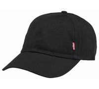 Levis Herren Baseball Cap Classic Twill Red Tab in Schwarz one size