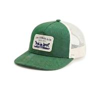Trucker Cap LEVI'S "PRESIDIO TRUCKER", Damen, grün (eden), Web, Baumwolle, unifarben, Caps, mit Logo Stickerei (43600338-0) eden