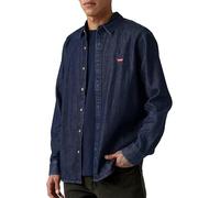 Langarmhemd LEVI'S "BATTERY HOUSEMARK STANDARD", Herren, Gr. XL, N-Gr, jack schwarz wash, Web, Obermaterial: 100% Baumwolle, normal hüftbedeckend, Hemden, normale Passform (66219211-XL) jack schwarz w
