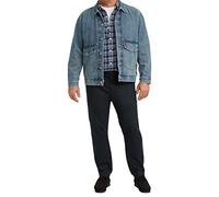 Chinohose LEVI'S PLUS "Chino XX STD TAPERED CHINO B&T" Gr. 46, Länge 34, schwarz (black) Herren Hosen Business (68510227-46)