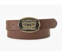 Levi's Herren Billy Plaque APPAREL_BELT,Medium Brown, 75
