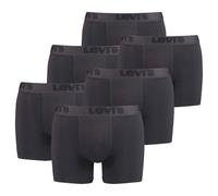 Levi's Herren Boxer - Premium Boxer, Cotton Stretch, 6er Pack Schwarz S