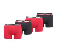 Levi's Herren Boxer Underwear, Red/Black, M