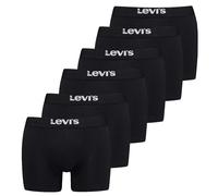Levi's Boxer Unterwäsche Herren 6er Pack, Schwarz, L