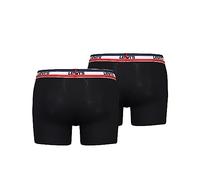 Levi's Herren Boxershorts Underwear – 2er Pack Schwarz XL