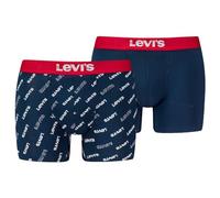 Levi's Herren Boxer Underwear, Blue / White / Red, S