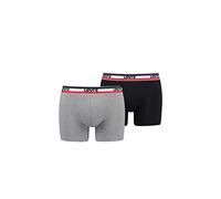 Levi's Herren Boxer Underwear, Grey, XL