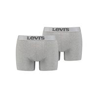 Levi's Melange Organic Cotton Boxershorts grau (2er-Pack) - XL
