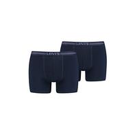 Levi's Herren tencel boxer brief Retroshorts, Navy, L (2er Pack)