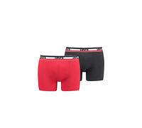 Levi's Herren Boxer Underwear, Red/Black, M