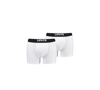 Levi's® Trunks mit Label-Detail Modell 'SOLID BASIC' in Weiss, Größe S
