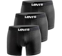 Levi's Herren Boxershort Print Limited Black Edition 3er Pack - Black New One - Gr. S