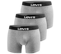 Levi's Herren Boxershort Print Limited Grey Edition 3er Pack - Grey New One - Gr. M
