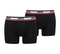 Levi's Herren Boxershorts Underwear – 2er Pack Schwarz XL