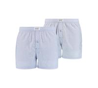 Levi's Herren Boxershorts Woven – 2er-Pack Hellblau Größe L