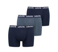 Boxershorts LEVI'S "LEVIS MEN REPEAT LOGO BOXER BRIEF", Herren, Gr. XXL, navy combo, Obermaterial: 95% Baumwolle, 5% Elasthan, körpernah, Unterhosen Boxershorts (83529609-XXL)