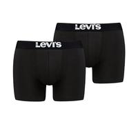 Levi's Herren Solid Basic Boxers Boxer-Shorts, Jet Schwarz, L