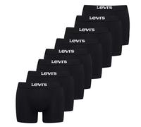 Levi's Herren Boxershorts, 8er Pack - Solid Basic Boxer Brief ECOM, Organic Schwarz 2XL