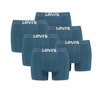 Levi's Herren Boxershorts Boxer Brief Unterhosen 905001001 6er Pack, Farbe:Indigo, Menge:6er Pack (3X 2er), Wäschegröße:M, Artikel: Indigo