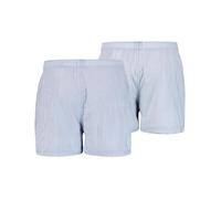 Levi's Herren Boxershorts im Vorteilspack - Web-Shorts, Baumwolle, einfarbig Hellblau L 8er Pack (4x2P)