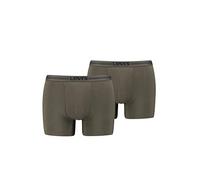 Levi's Herren Trunks - 2er-Pack mit Stretch-Anteil - Khaki - Größe XL