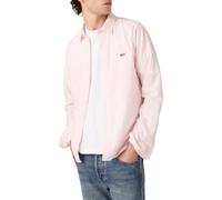 Langarmhemd LEVI'S "CLS BATTERY HM SHIRT - STANDARD", Herren, Gr. XL, N-Gr, rosa (crystal pink), Web, Obermaterial: 100% Baumwolle, normal hüftbedeckend, Hemden, mit abgerundetem Saum (63453357-XL) cr