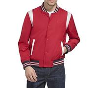 Levi's Herren Colorblock Varsity Bomberjacke Jacke, Rote Racer-Streifen, L