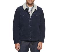 Levi's Herren Corduroy Sherpa gefütterte Trucker-Jacke (Standard und Big & Tall) Jeansjacke, Marineblau, XXL