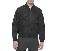 Levi's Herren Flight Lightweight Zip-up Bomber Jacket Varsity Jacke, Schwarz Ma-1 ungefüllt, XL