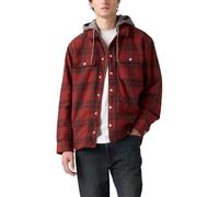 Levis FRANCISCO SHERPA FLANNEL men Overshirts red in Größe:L