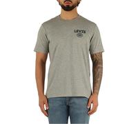 Levi's Herren Graphic Crewneck Tee T-Shirt, Coolmax Ssnl HL Logo Midtone Heather Grey, S