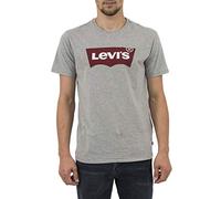 Levi's Herren Graphic Set-In Neck T-Shirt, Batwing Logo, Grey, L