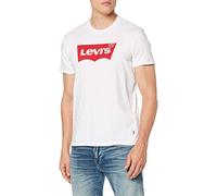 Levi's Herren Graphic Set-In Neck T-Shirt, Batwing Logo, White, XL