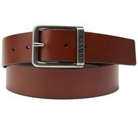 Levi's Herren Gürtel Harness Buckle aus Leder mit Logo, Braun (Brown), 115 cm