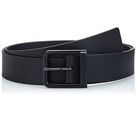 Levi's Herren Gürtel Harness Buckle aus Leder mit Logo, Schwarz (Regular Black), 75 cm
