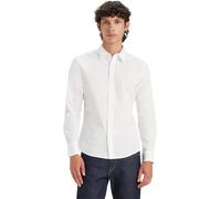 Levi's Herren Hemd Battery Housemark mit Logo, Slim Fit, Weiß (Bright White), L