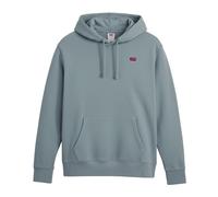Levi's Herren Hoodie - "The Original Housemark Hoodie", Sweatshirt, Kapuze, Baumwolle Blau (Lead) M