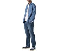 Straight-Jeans LEVI'S "JEANS 541", Herren, Gr. 32, Länge 32, blau (just a game adv), Denim/Jeans, Obermaterial: 70% Baumwolle, 28% Lyocell, 2% Elasthan, straight fit knöchellang, Jeans Straight-Jeans,