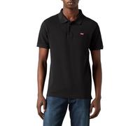 Levi's Herren Polo T-Shirt Housemark Kurzarm mit kleinem Batwing-Logo M Schwarz