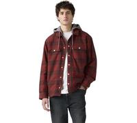 Levis FRANCISCO SHERPA FLANNEL men Overshirts red in Größe:M
