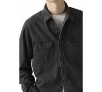 Langarmhemd LEVI'S "JACKSON WORKER", Herren, Gr. XL, N-Gr, cosmo washed schwarz, Cord, Obermaterial: 100% Baumwolle, Hemden (59498250-XL) cosmo washed schwarz