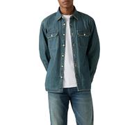 LEVI'S HEMD JACKSON WORKER DARK INDIGO - WORN IN US:S Blau